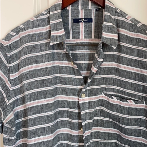 7 FOR ALL MANKIND BUTTON DOWN! - Picture 3 of 7